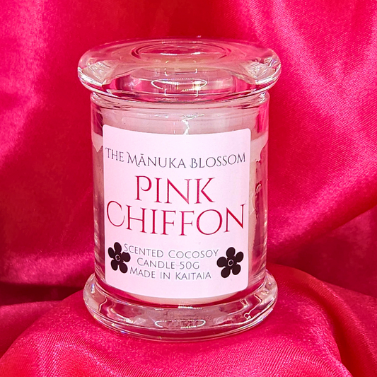 Pink Chiffon Scented Mini CocoSoy Candle