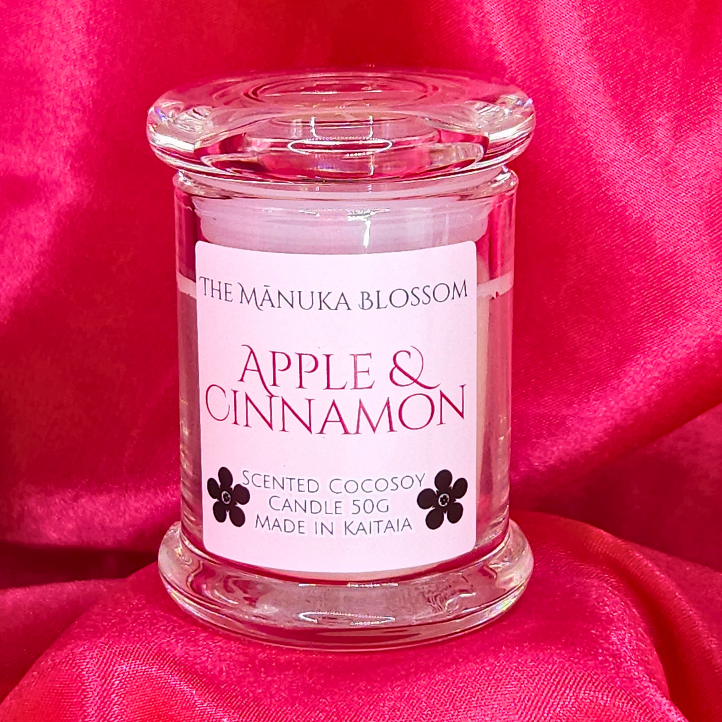 Apple & Cinnamon Scented Mini CocoSoy Candle